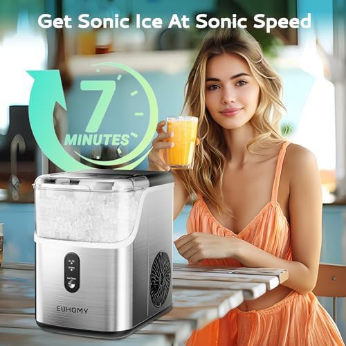 Renewed pebble ice maker with self cleaning — photo 4
