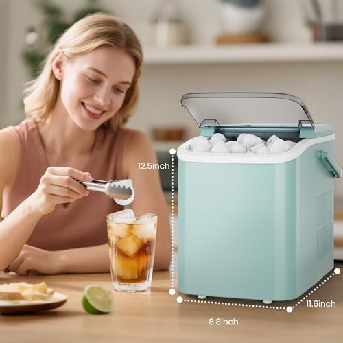 Green Self Cleaning Bullet Ice Maker — photo 4