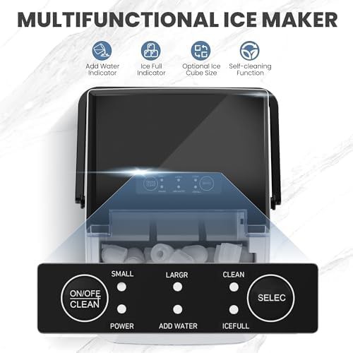 Black Portable Bullet Ice Maker with Handle — photo 3