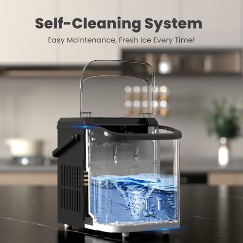Black Portable Bullet Ice Maker with Handle — photo 4
