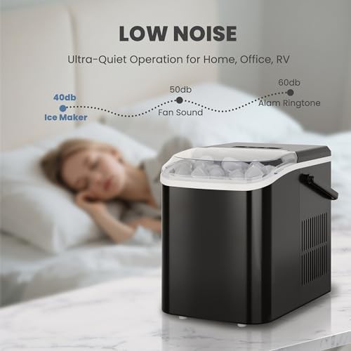 Black Portable Bullet Ice Maker with Handle — photo 5