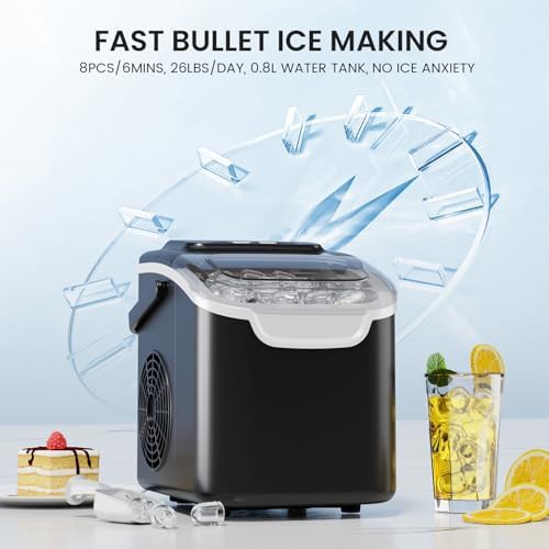 Black Bullet Ice Maker with Self Cleaning — photo 3