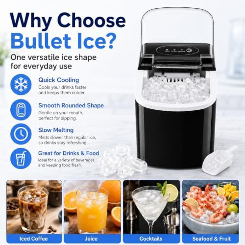 Portable Bullet Ice Maker with Handle — photo 4