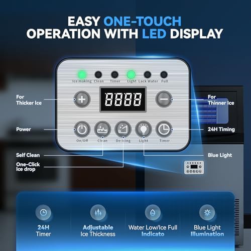 Commercial cube ice maker 120lb capacity — photo 5