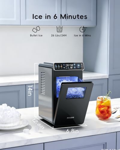 Portable Bullet Ice Maker with Color Panel — photo 3