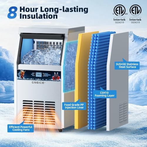 Commercial Clear Ice Machine 100lb Capacity — photo 5