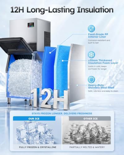 High Capacity Commercial Ice Maker 760lb — photo 4