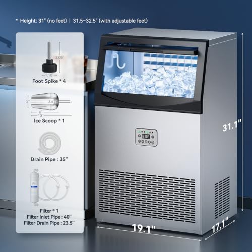 High capacity commercial ice maker 200lb — photo 5