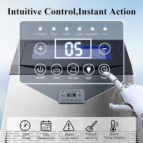 Under Counter Commercial Stainless Ice Maker — photo 4