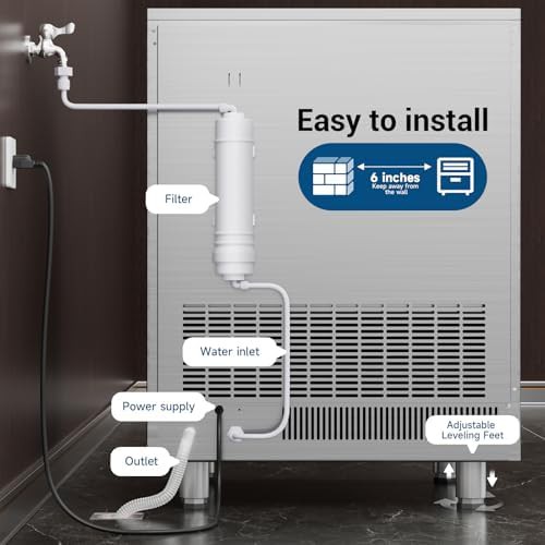 Commercial Clear Ice Machine with Large Storage — photo 4