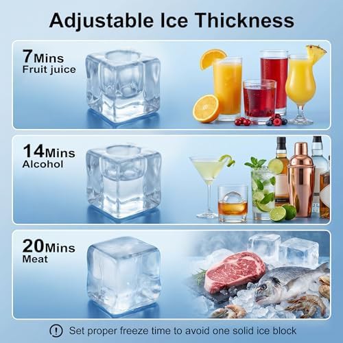 Stainless Steel 110lb Commercial Ice Maker — photo 3