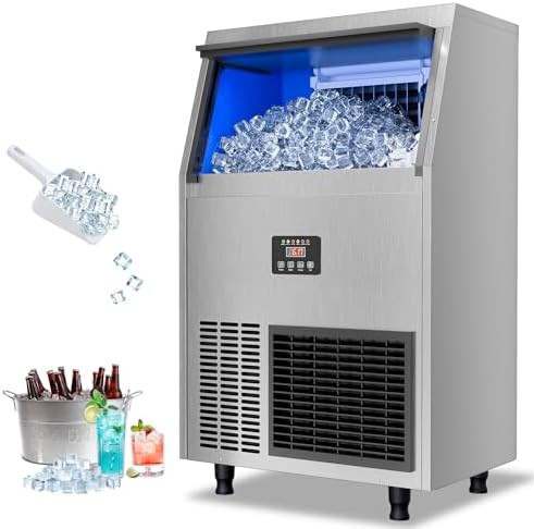 Commercial air cooled ice machine 200lbs