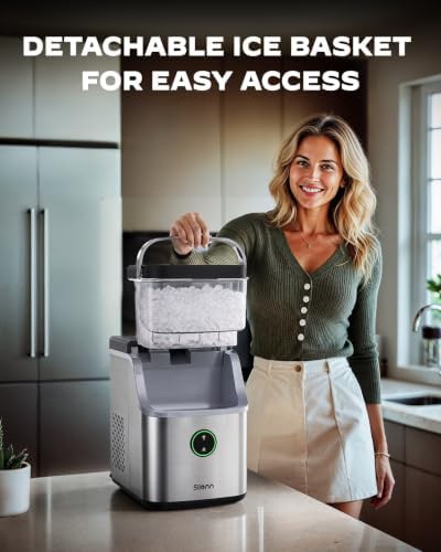 Portable nugget ice maker with scoop — photo 3