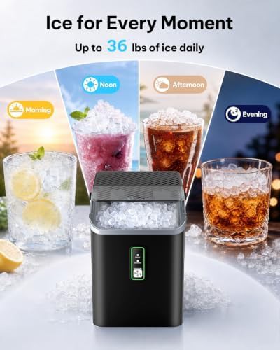 Nugget ice maker with carry handle — photo 4