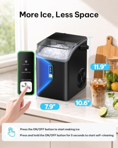 Nugget ice maker with carry handle — photo 5