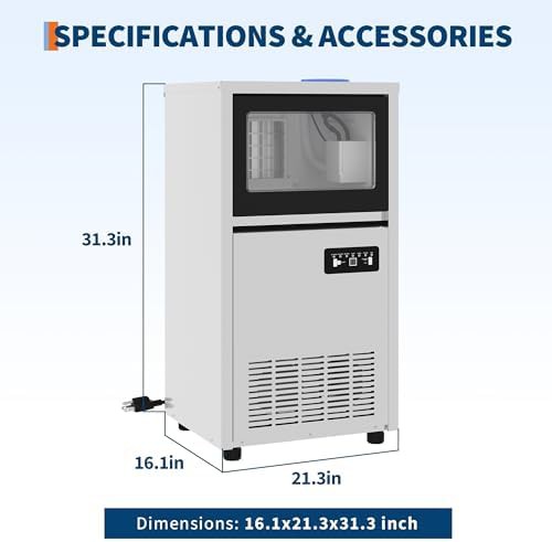 Commercial clear ice maker 120 lbs daily — photo 5