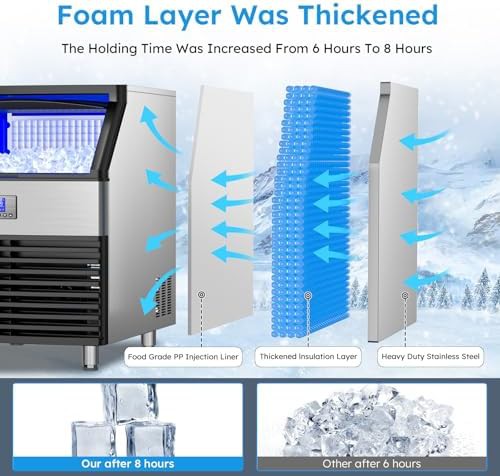 Commercial Undercounter Ice Machine 450lb — photo 3